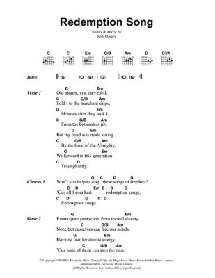 Redemption Song - Skadzacego z głębi duszy przekazu wolności i refleksji